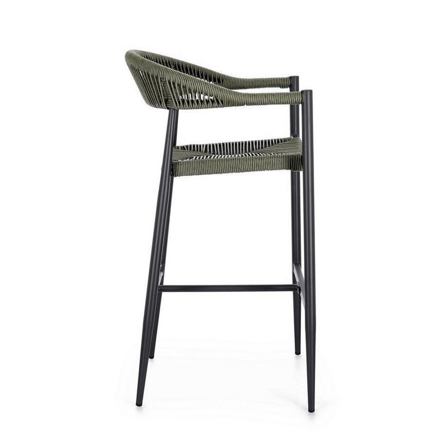 mutoni Tabouret de bar Jandia anthracite-vert  