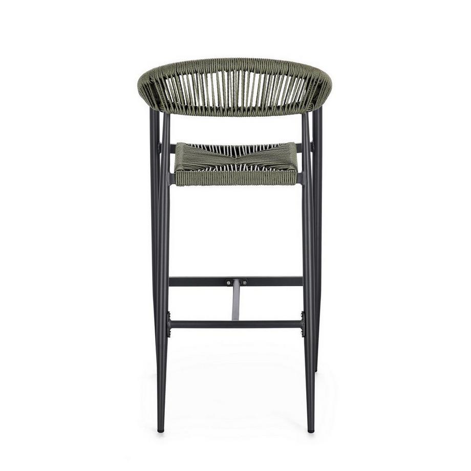 mutoni Tabouret de bar Jandia anthracite-vert  