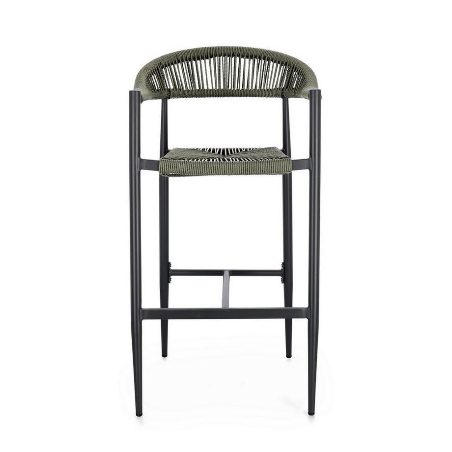 mutoni Tabouret de bar Jandia anthracite-vert  