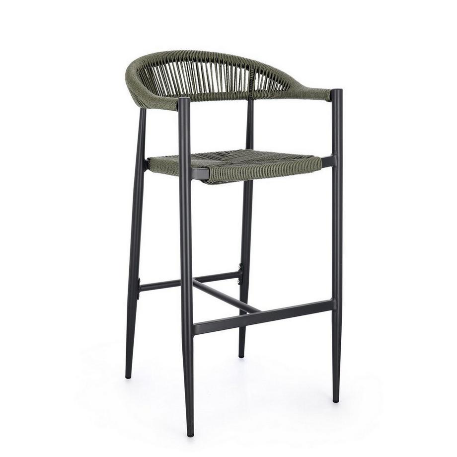 mutoni Tabouret de bar Jandia anthracite-vert  