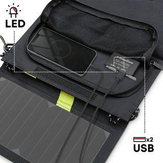 Avizar  Powerbank solare pieghevole 20W doppia USB 