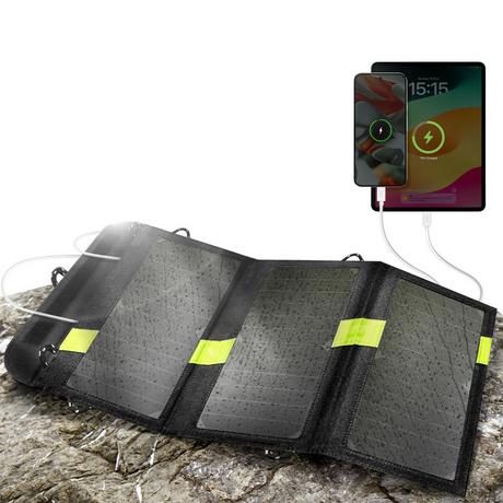 Avizar  Powerbank solare pieghevole 20W doppia USB 