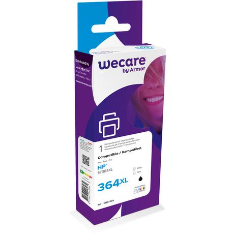 wecare  WECARE Tinte 364XL rebuilt schwarz CN684EEWE zu HP PhotoSmart D5460 19ml 