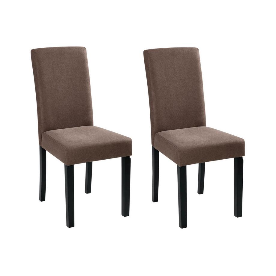 Esszimmerstuhl 2er Set aus Stoff  BROADWAY