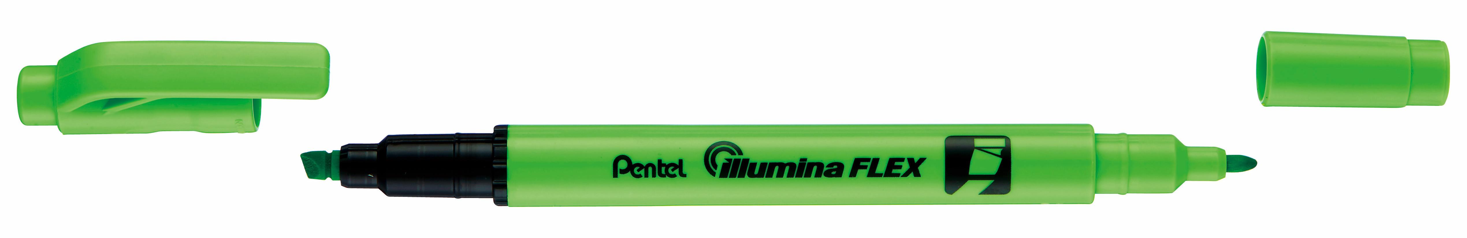 Pentel  Pentel Illumina Flex evidenziatore 1 pz Punta sottile/smussata Verde chiaro 