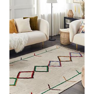 Beliani Tapis en Coton Boho CETMI  