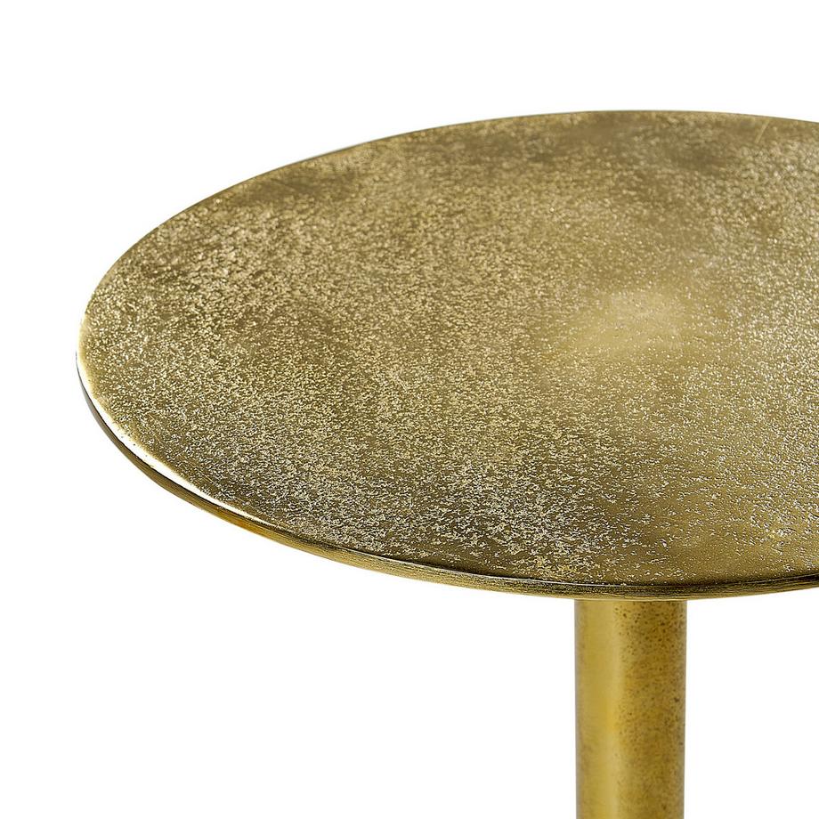 Beliani Table d'appoint en Aluminium  COLIBRI  