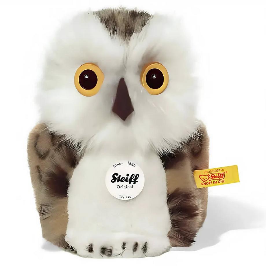 Steiff  Wald und Wiese Wittie Eule gescheckt (12cm) 