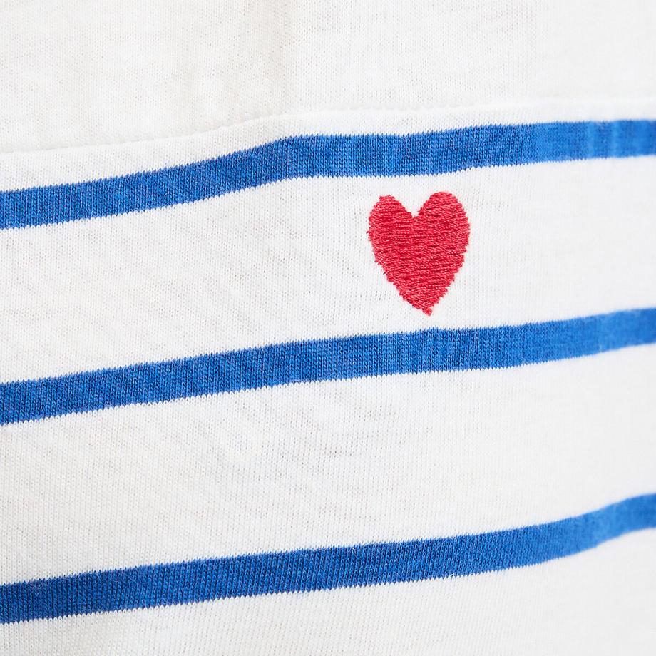 La Redoute Collections Camicia da Notte a Righe Maniche Corte  