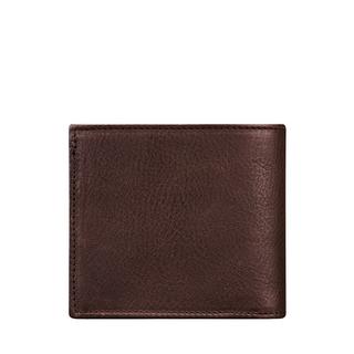 Maxwell Scott  Le Ticciano grainé Portefeuille avec porte-monnaie en cuir grainé souple 