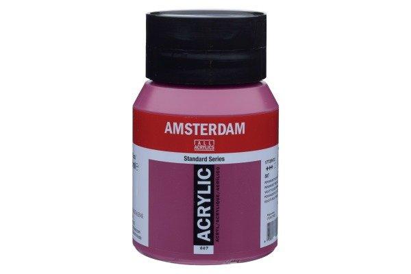 Talens TALENS Acrylfarbe Amsterdam 500ml 17725672 permanent rot violett  