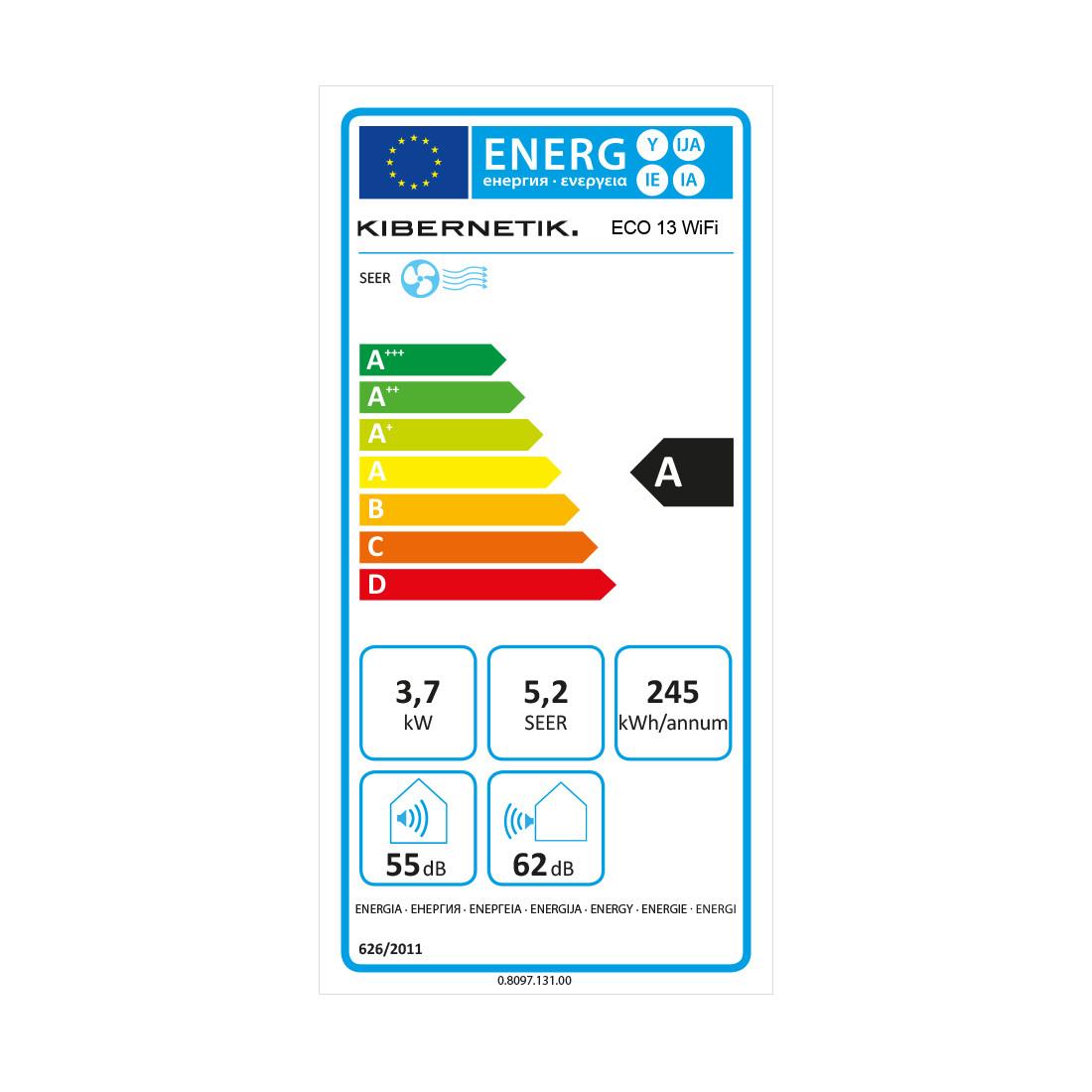 Kibernetik mobiles Split Klimagerät ECO 13 mit WiFi  