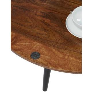 mutoni Table d&#039;appoint Piccard ronde 40 foncé  