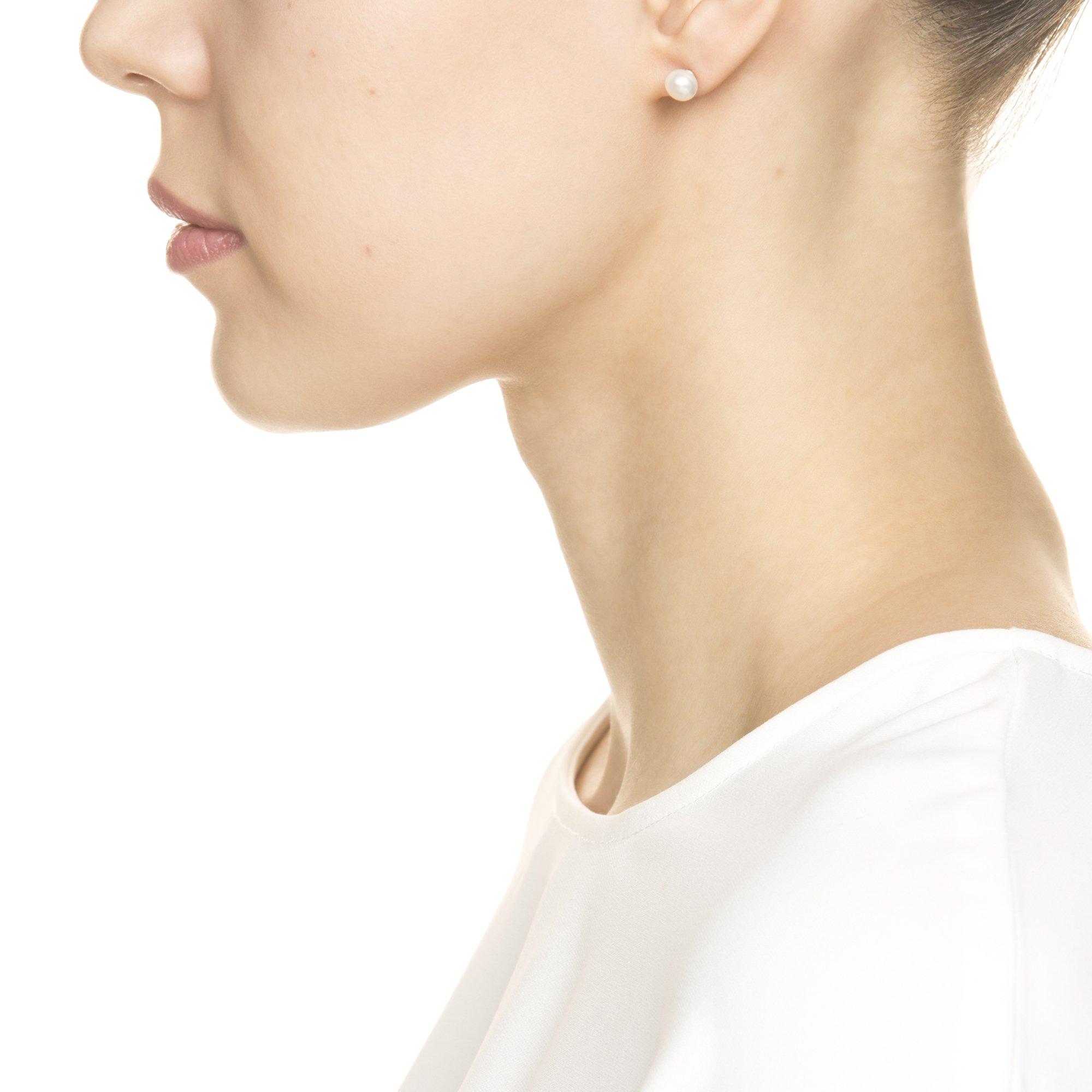 Heideman  Perlohrstecker rose 6mm rose goldfarben 