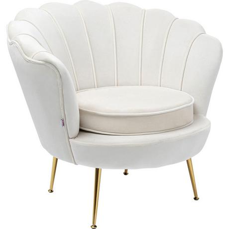 mutoni Fauteuil Water Lily doré beige  