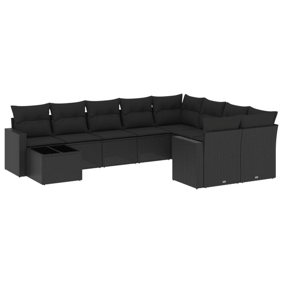 set divano da giardino Polirattan