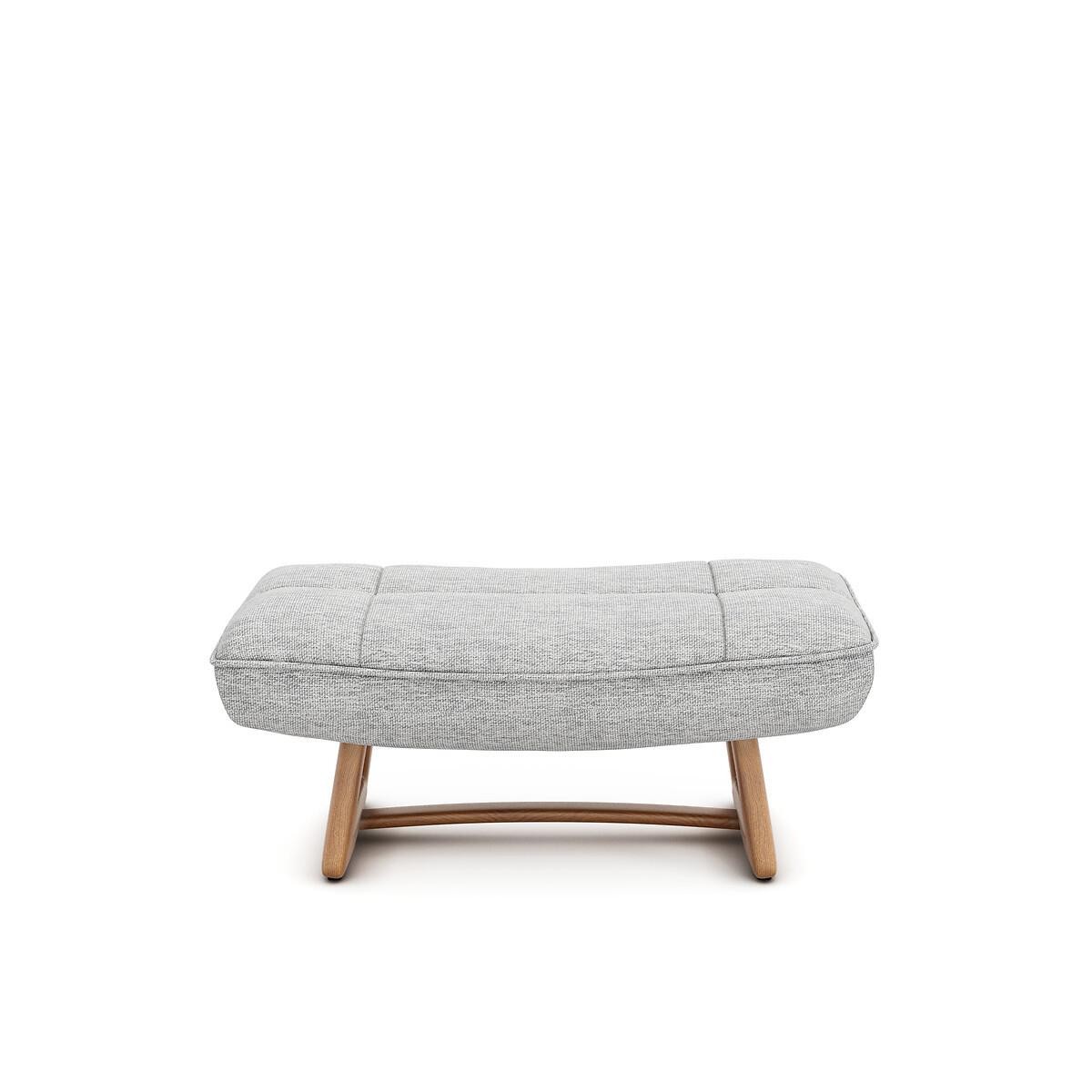 AM.PM Repose-piedS version chêne et tissu chiné  