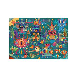 Djeco  Puzzle Twisty Monster Party (50Teile) 