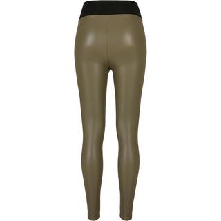 URBAN CLASSICS High Waist Kunstleder Leggings  