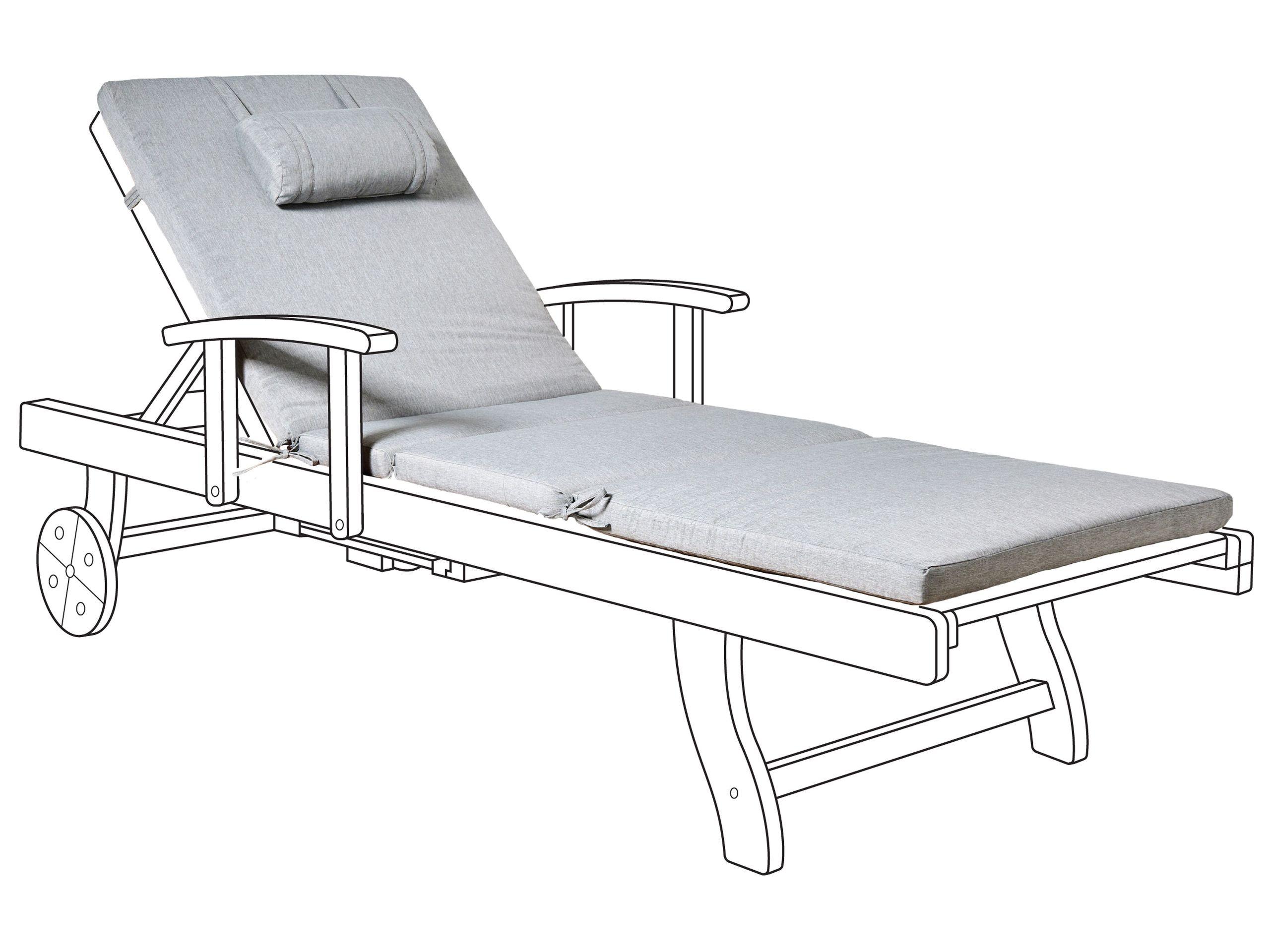 Beliani Cuscino per sdraio en Poliestere Scandinavo TOSCANA/JAVA/AMANTEA PREMIUM  