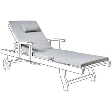 Coussin de transat extérieur en Polyester Scandinave TOSCANA/JAVA/AMANTEA PREMIUM