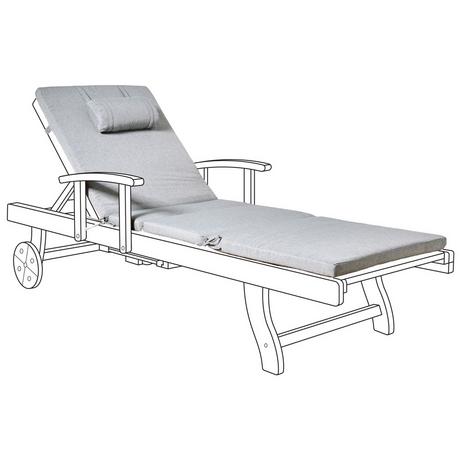 Beliani Cuscino per sdraio en Poliestere Scandinavo TOSCANA/JAVA/AMANTEA PREMIUM  