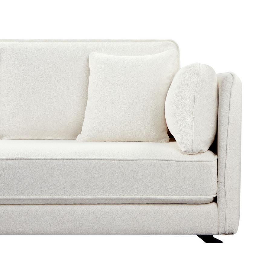 Beliani Canapé d\'angle en Bouclé Moderne ALTAN  