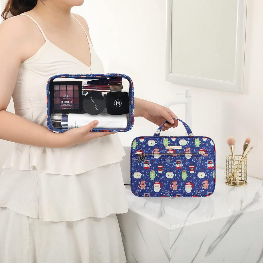 Only-bags.store Trousse de Toilette à Suspendre Voyage Grande Imperméable  