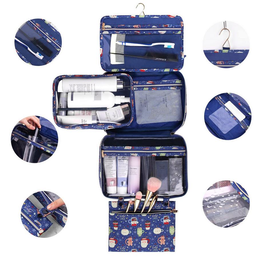 Only-bags.store Trousse de Toilette à Suspendre Voyage Grande Imperméable  