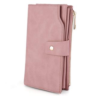 Only-bags.store  Brieftasche RFID-Blockierung Große Kapazität Vegan Leder Clutch Wallet 21 Card Slots Holder Organizer 