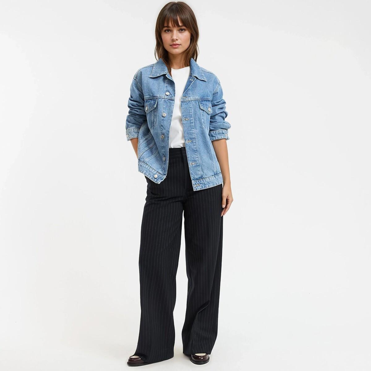 La Redoute Collections Giacca oversize in denim con abbottonatura  