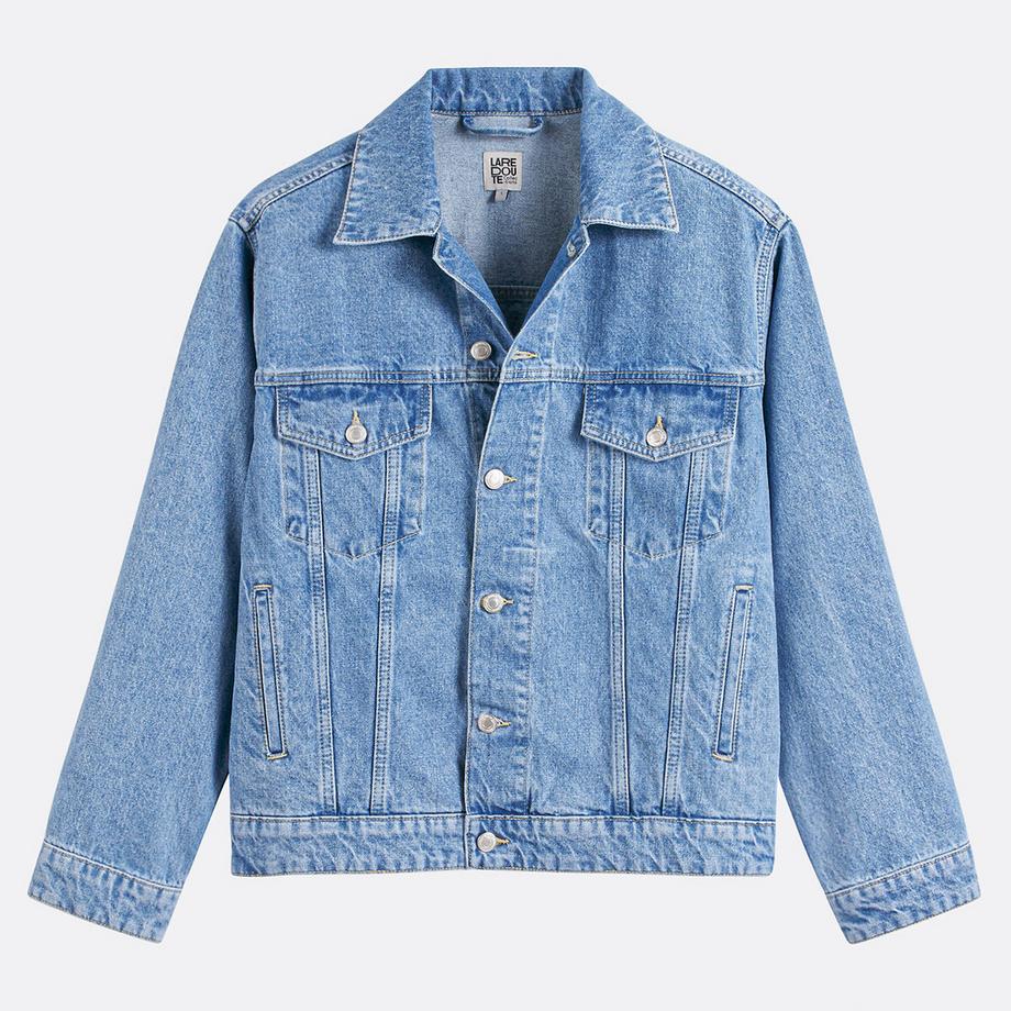 La Redoute Collections Giacca oversize in denim con abbottonatura  