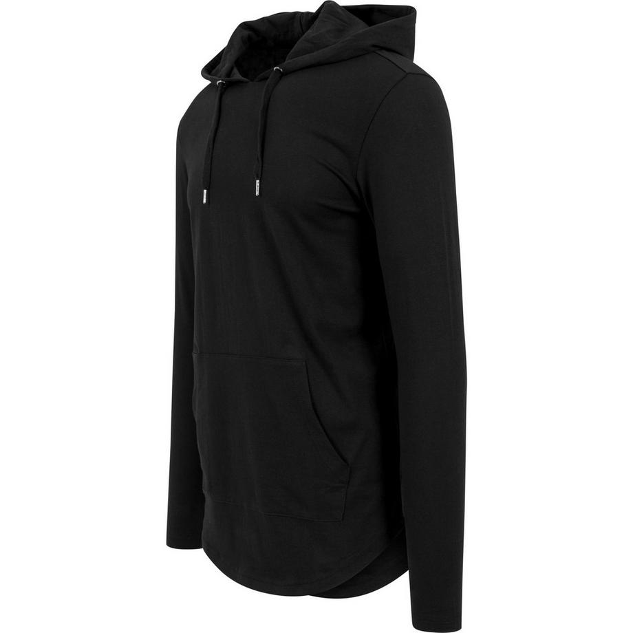 URBAN CLASSICS Sweatshirt à capuche basique à manches longues  