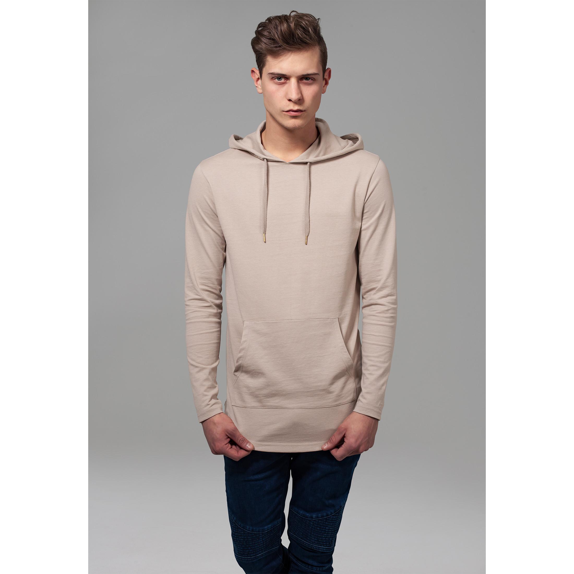 URBAN CLASSICS Basic Langarm Hoodie  