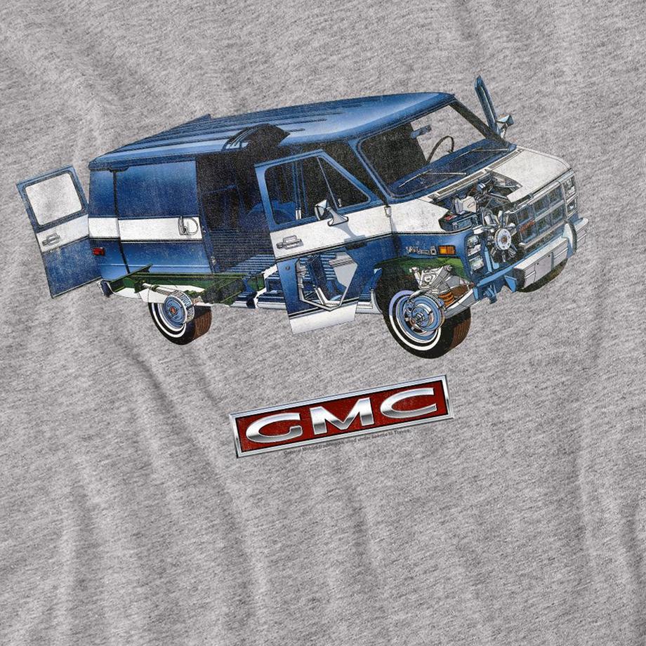 GMC  T-ShirtManches Longues Motiftyle Camionnette 
