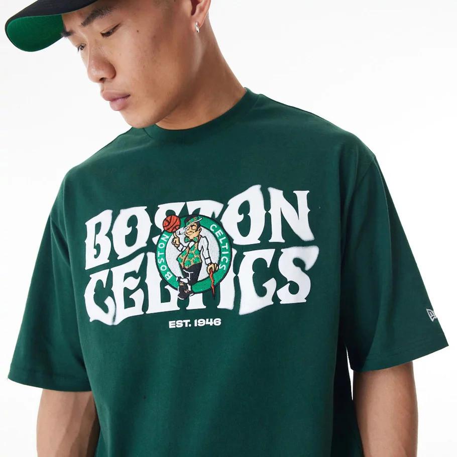 NEW ERA  t-shirt boston cetics nba graphic 