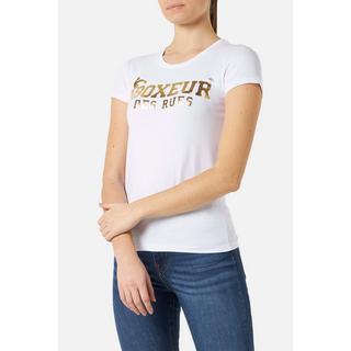 BOXEUR DES RUES  T-Shirt Basic T-Shirt With Front Logo 