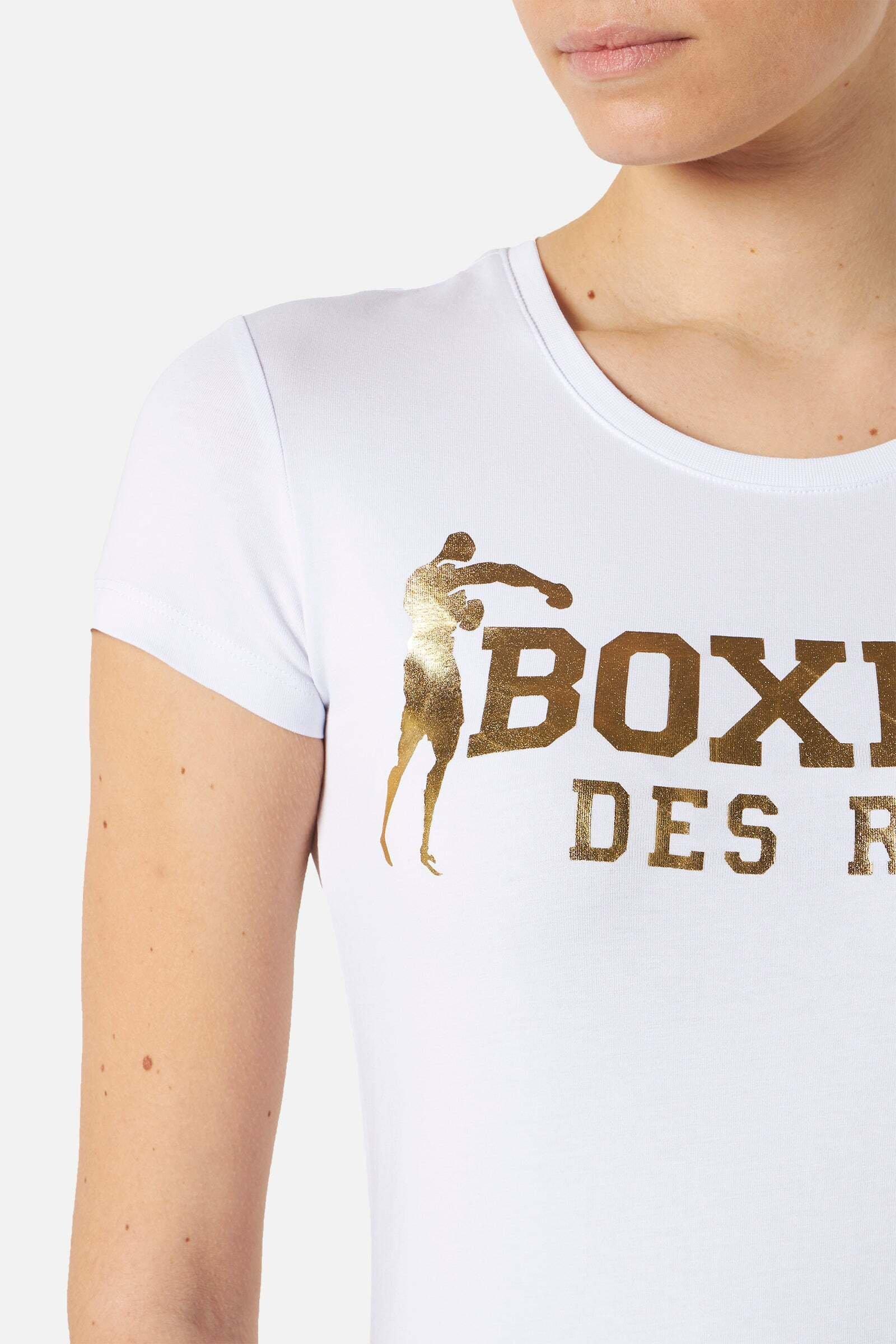 BOXEUR DES RUES  T-Shirt Basic T-Shirt With Front Logo 