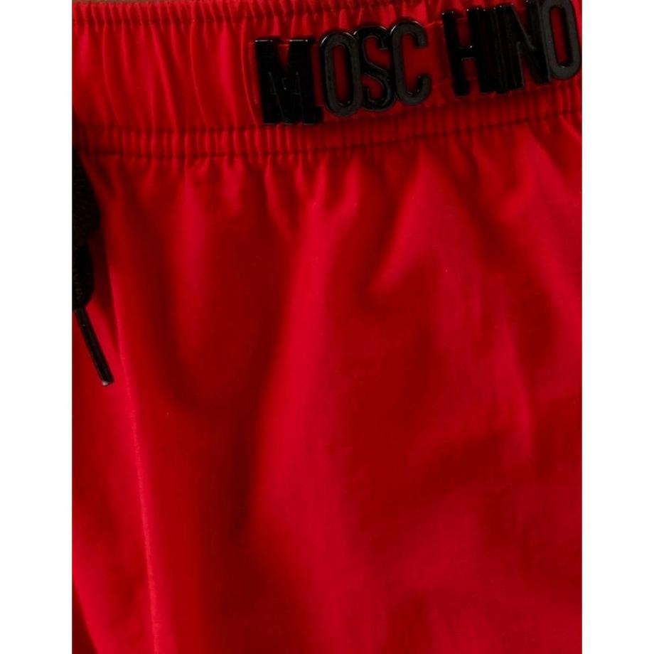 MOSCHINO Pantaloncini da bagno con Logo metallico  