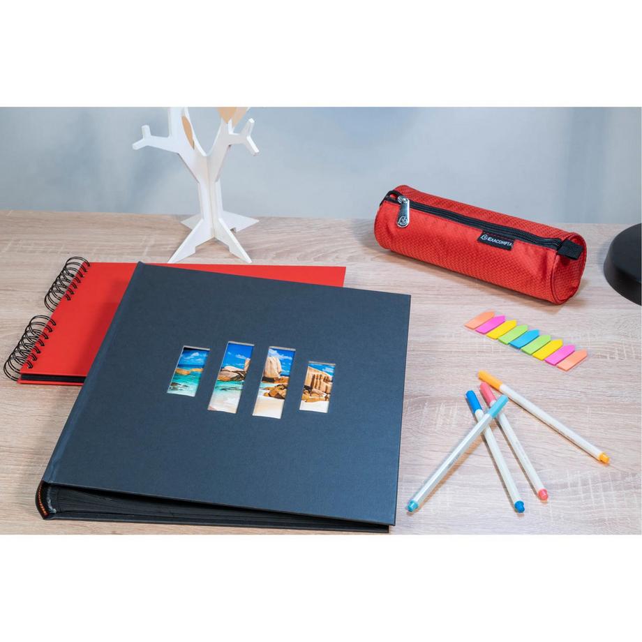 Exacompta Album photo livre 60 pages noires Milano  