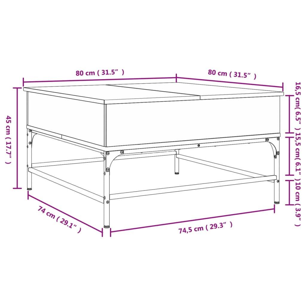 VidaXL Couchtisch metall  