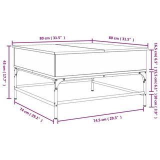 VidaXL Couchtisch metall  