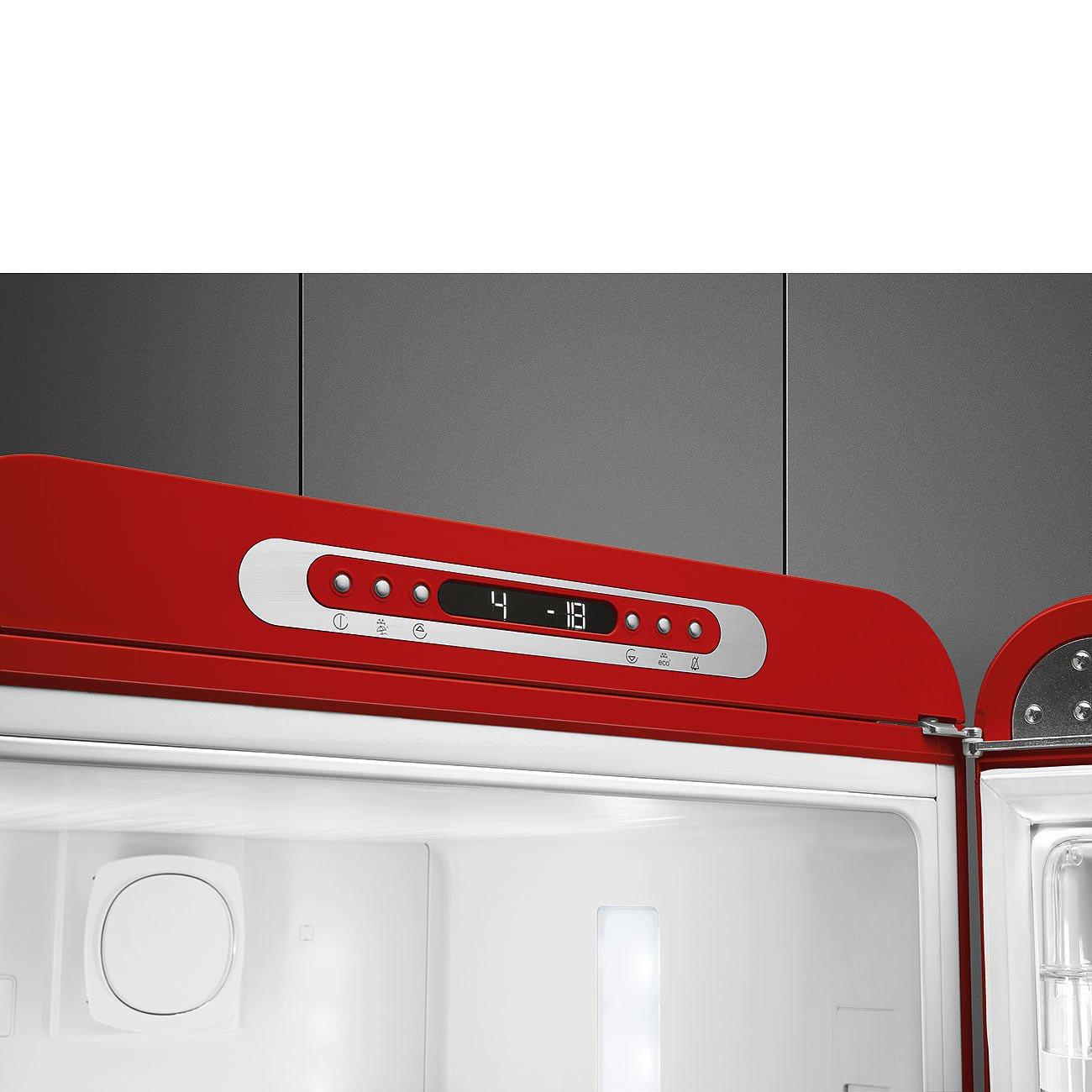 SMEG Smeg FAB32RRD5 réfrigérateur-congélateur Pose libre 331 L D Rouge  