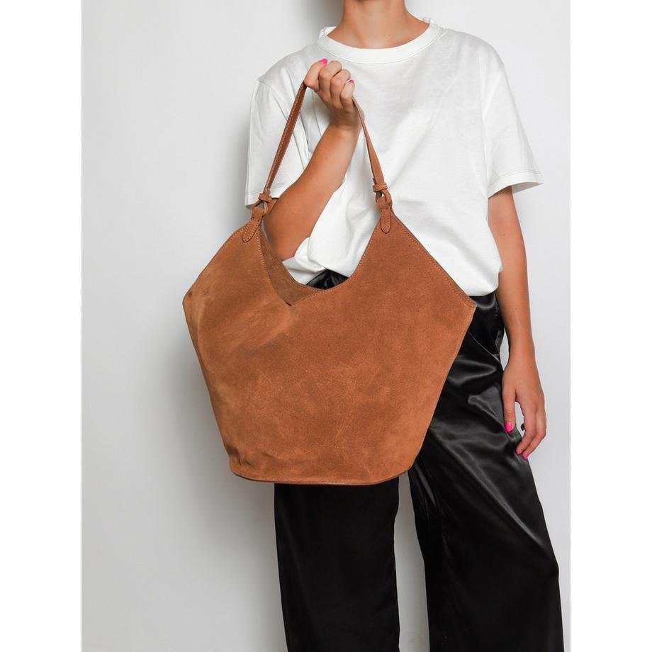 Gave Lux Sac à bandoulière Lisboa en daim  