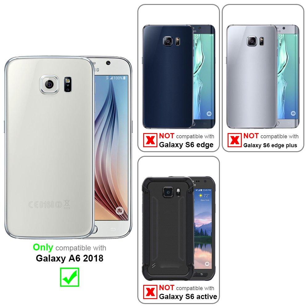 Cadorabo  Housse compatible avec Samsung Galaxy S6 - Coque de protection SANS fermeture magnétique avec fonction de support et support d'angle 