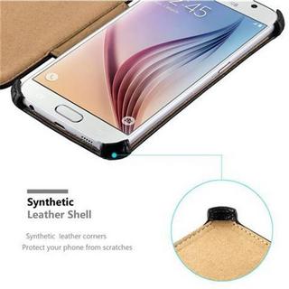 Cadorabo  Housse compatible avec Samsung Galaxy S6 - Coque de protection SANS fermeture magnétique avec fonction de support et support d'angle 