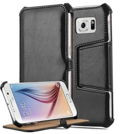 Cadorabo  Housse compatible avec Samsung Galaxy S6 - Coque de protection SANS fermeture magnétique avec fonction de support et support d'angle 