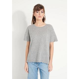 Studio Cashmere8  AVA 6 T shirt girocollo -100% cashmere déjaugé 