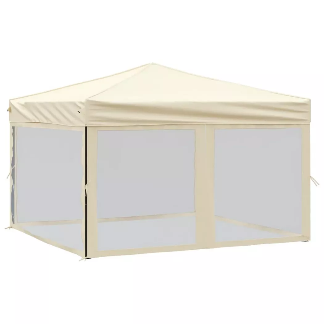 VidaXL - Tente de réception tissu, One Size, Light Beige