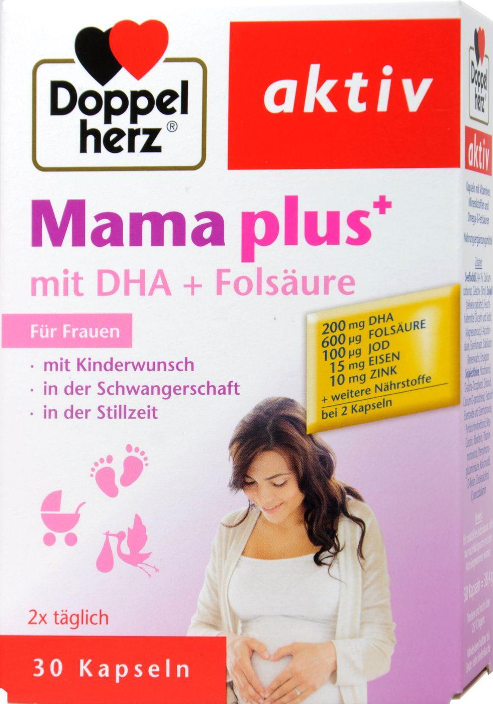 Doppelherz  Doppelherz Mama plus mit DHA Folsäure 